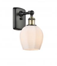  516-1W-BAB-G461-6-LED - Norfolk - 1 Light - 6 inch - Black Antique Brass - Sconce