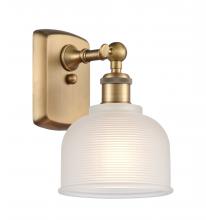  516-1W-BB-G411-LED - Dayton - 1 Light - 6 inch - Brushed Brass - Sconce