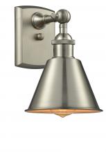  516-1W-SN-M8-LED - Smithfield - 1 Light - 7 inch - Brushed Satin Nickel - Sconce