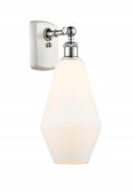  516-1W-WPC-G651-7 - Cindyrella - 1 Light - 7 inch - White Polished Chrome - Sconce