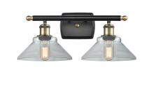  516-2W-BAB-G132 - Orwell - 2 Light - 18 inch - Black Antique Brass - Bath Vanity Light