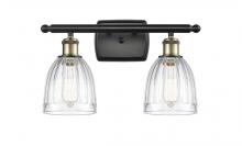  516-2W-BAB-G442-LED - Brookfield - 2 Light - 16 inch - Black Antique Brass - Bath Vanity Light