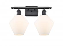  516-2W-BK-G651-8 - Cindyrella - 2 Light - 18 inch - Matte Black - Bath Vanity Light