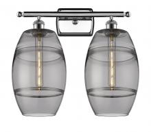  516-2W-PC-G557-8SM - Vaz - 2 Light - 18 inch - Polished Chrome - Bath Vanity Light