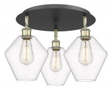  516-3C-BAB-G652-8 - Cindyrella - 3 Light - 20 inch - Black Antique Brass - Flush Mount