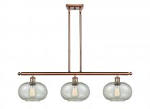 Innovations Lighting 516-3I-AC-G249-LED - Gorham - 3 Light - 36 inch - Antique Copper - Cord hung - Island Light