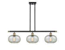  516-3I-BAB-G249-LED - Gorham - 3 Light - 36 inch - Black Antique Brass - Cord hung - Island Light