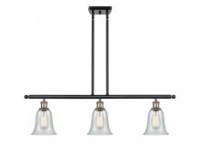  516-3I-BAB-G2812-LED - Hanover - 3 Light - 36 inch - Black Antique Brass - Cord hung - Island Light