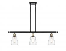  516-3I-BAB-G392 - Ellery - 3 Light - 36 inch - Black Antique Brass - Cord hung - Island Light