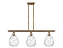  516-3I-BB-G372-LED - Waverly - 3 Light - 36 inch - Brushed Brass - Cord hung - Island Light