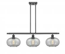  516-3I-BK-G247-LED - Gorham - 3 Light - 36 inch - Matte Black - Cord hung - Island Light