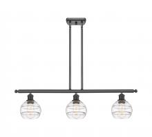  516-3I-OB-G556-6CL - Rochester - 3 Light - 36 inch - Oil Rubbed Bronze - Cord hung - Island Light