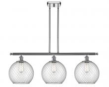 Innovations Lighting 516-3I-PC-G122-10CSN-LED - Farmhouse Chicken Wire - 3 Light - 37 inch - Polished Chrome - Cord hung - Island Light