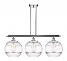  516-3I-PC-G556-12CL - Rochester - 3 Light - 39 inch - Polished Chrome - Cord hung - Island Light