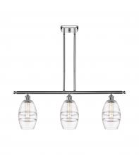  516-3I-PC-G557-6CL - Vaz - 3 Light - 36 inch - Polished Chrome - Cord hung - Island Light