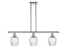  516-3I-PN-G292-LED - Salina - 3 Light - 36 inch - Polished Nickel - Cord hung - Island Light