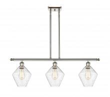  516-3I-PN-G654-8 - Cindyrella - 3 Light - 36 inch - Polished Nickel - Cord hung - Island Light