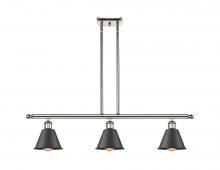 Innovations Lighting 516-3I-PN-M8-BK - Smithfield - 3 Light - 36 inch - Polished Nickel - Cord hung - Island Light