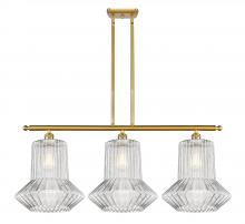 Innovations Lighting 516-3I-SG-G212-LED - Springwater - 3 Light - 39 inch - Satin Gold - Cord hung - Island Light