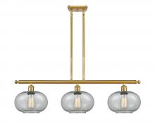 Innovations Lighting 516-3I-SG-G247-LED - Gorham - 3 Light - 36 inch - Satin Gold - Cord hung - Island Light