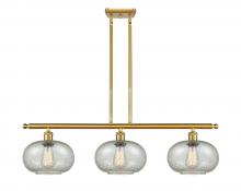 Innovations Lighting 516-3I-SG-G249-LED - Gorham - 3 Light - 36 inch - Satin Gold - Cord hung - Island Light