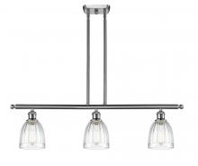  516-3I-SN-G442-LED - Brookfield - 3 Light - 36 inch - Brushed Satin Nickel - Cord hung - Island Light