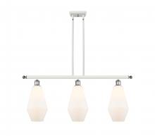  516-3I-WPC-G651-7-LED - Cindyrella - 3 Light - 36 inch - White Polished Chrome - Cord hung - Island Light