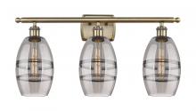  516-3W-AB-G557-6SM - Vaz - 3 Light - 26 inch - Antique Brass - Bath Vanity Light