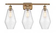  516-3W-BB-G654-7 - Cindyrella - 3 Light - 27 inch - Brushed Brass - Bath Vanity Light