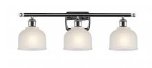  516-3W-PC-G411-LED - Dayton - 3 Light - 26 inch - Polished Chrome - Bath Vanity Light