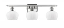  516-3W-SN-G91-LED - Fenton - 3 Light - 27 inch - Brushed Satin Nickel - Bath Vanity Light