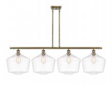  516-4I-AB-G652-12-LED - Cindyrella - 4 Light - 50 inch - Antique Brass - Cord hung - Island Light