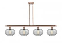 Innovations Lighting 516-4I-AC-G247-LED - Gorham - 4 Light - 48 inch - Antique Copper - Cord hung - Island Light