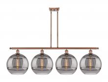  516-4I-AC-G556-12SM - Rochester - 4 Light - 50 inch - Antique Copper - Cord hung - Island Light