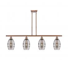  516-4I-AC-G557-6SM - Vaz - 4 Light - 48 inch - Antique Copper - Cord hung - Island Light