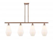  516-4I-AC-G651-7-LED - Cindyrella - 4 Light - 48 inch - Antique Copper - Cord hung - Island Light