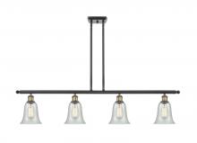  516-4I-BAB-G2812-LED - Hanover - 4 Light - 48 inch - Black Antique Brass - Cord hung - Island Light