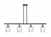  516-4I-BAB-G292-LED - Salina - 4 Light - 48 inch - Black Antique Brass - Cord hung - Island Light