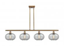  516-4I-BB-G247-LED - Gorham - 4 Light - 48 inch - Brushed Brass - Cord hung - Island Light