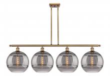  516-4I-BB-G556-12SM - Rochester - 4 Light - 50 inch - Brushed Brass - Cord hung - Island Light