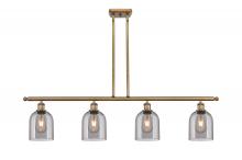 Innovations Lighting 516-4I-BB-G558-6SM - Bella - 4 Light - 48 inch - Brushed Brass - Cord hung - Island Light