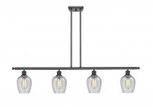  516-4I-BK-G292-LED - Salina - 4 Light - 48 inch - Matte Black - Cord hung - Island Light