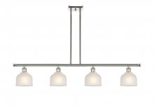  516-4I-PN-G411-LED - Dayton - 4 Light - 48 inch - Polished Nickel - Cord hung - Island Light