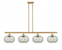  516-4I-SG-G249-LED - Gorham - 4 Light - 48 inch - Satin Gold - Cord hung - Island Light