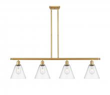  516-4I-SG-GBC-82 - Berkshire - 4 Light - 48 inch - Satin Gold - Cord hung - Island Light