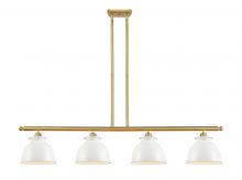  516-4I-SG-M14-W - Adirondack - 4 Light - 48 inch - Satin Gold - Cord hung - Island Light