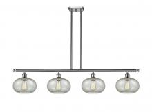  516-4I-SN-G249-LED - Gorham - 4 Light - 48 inch - Brushed Satin Nickel - Cord hung - Island Light