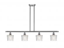  516-4I-SN-G402-LED - Niagara - 4 Light - 48 inch - Brushed Satin Nickel - Cord hung - Island Light