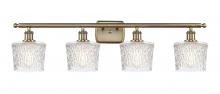  516-4W-AB-G402-LED - Niagara - 4 Light - 37 inch - Antique Brass - Bath Vanity Light