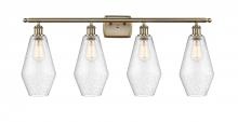  516-4W-AB-G654-7 - Cindyrella - 4 Light - 37 inch - Antique Brass - Bath Vanity Light